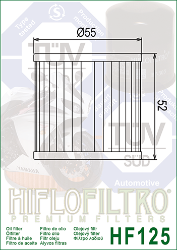 Ölfilter Hiflo HPS 125i CBS 17-19