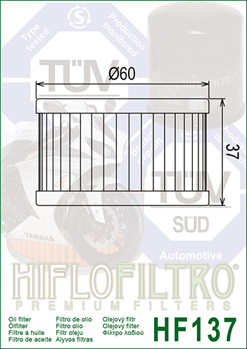 1996-1997 HIFLOFILTRO Filtro aceite   SUZUKI DR 650 SE 