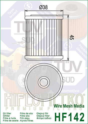 Hi Flo Filter Chart