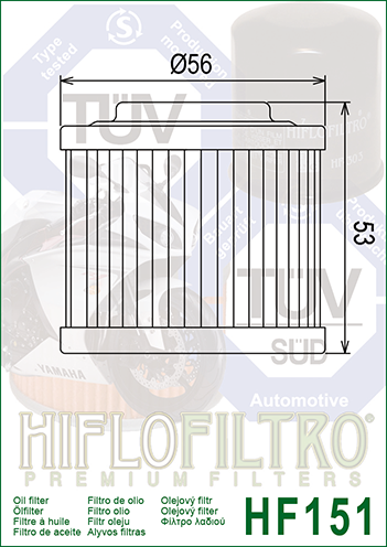 Ölfilter Hiflo HF151