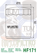 Hiflo Oil Filter HF171B Harley Davidson FLRT Freewheeler 2015 