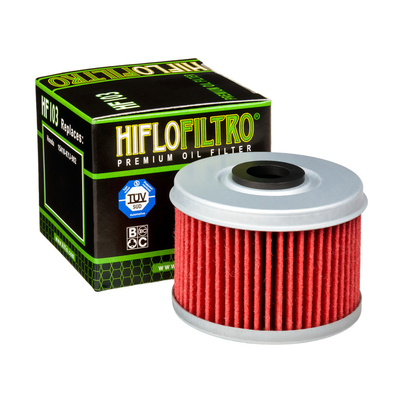 Oil Filtre Hiflo Filtro Filtre à huile hf303 pour HONDA CBR 1000 F 1987-1999 noir