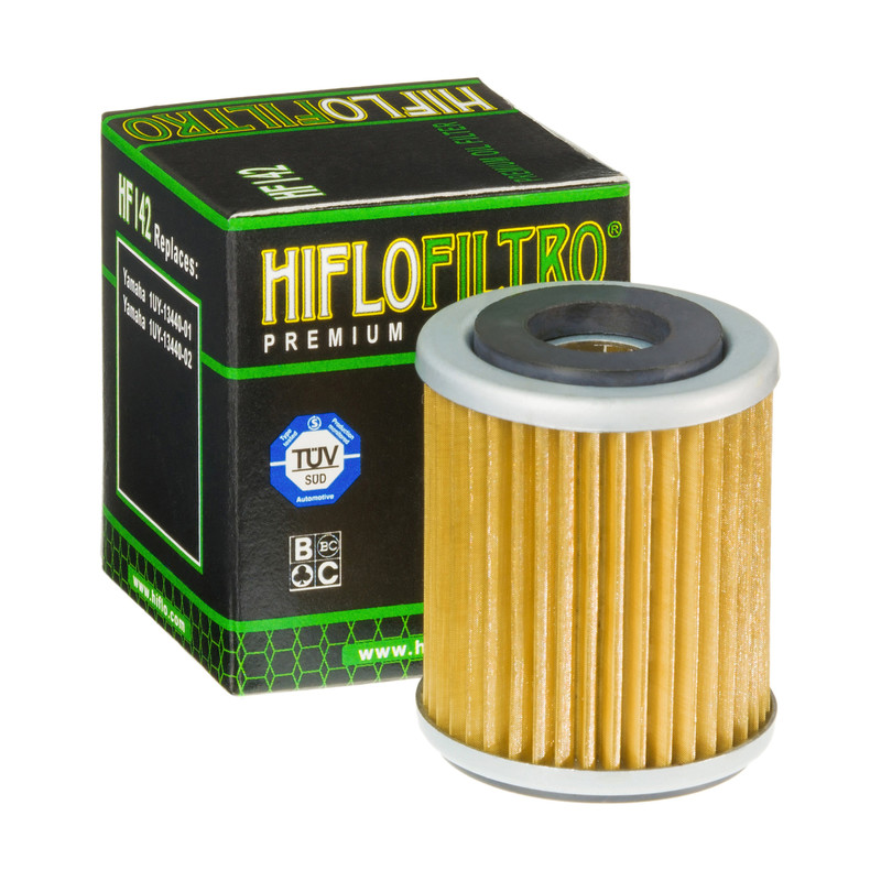 Filtre à huile Hiflofiltro HF142 Yamaha YFM350 R-T,V,W,X,Y,Z,A,B,D Raptor 05-13 