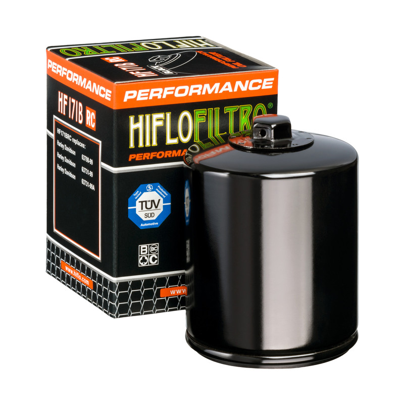 HIFLO Oil Filter HF171C Chrome Harley-Davidson Replaces 63731-99/63798-99 