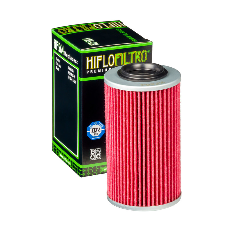 12 Hiflofiltro HFA2504 Filtro 12.3 W L 17.4 H Black /& Red