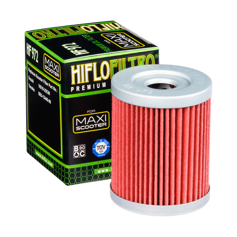 Bundle of 3 Hiflo Filtro HF972 Motorcycle/Quad Premium Oil Filters 