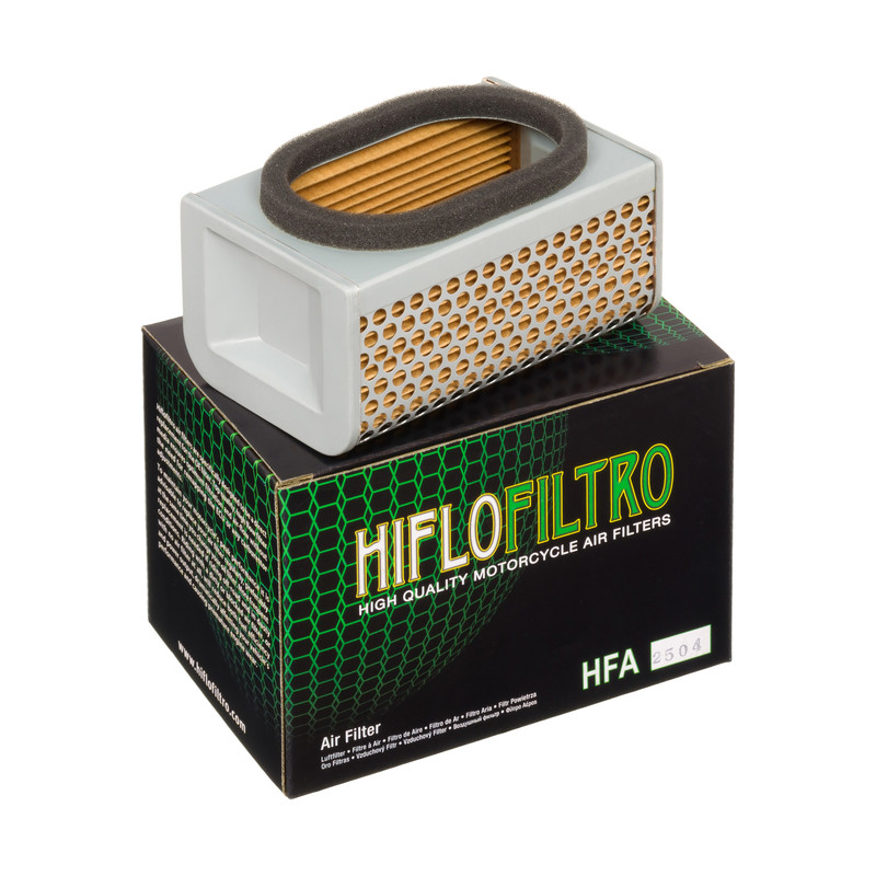 12 Hiflofiltro HFA2504 Filtro 12.3 W L 17.4 H Black /& Red