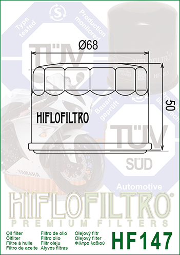 Filtre à huile T 3147 Hifi Filter pour voiture